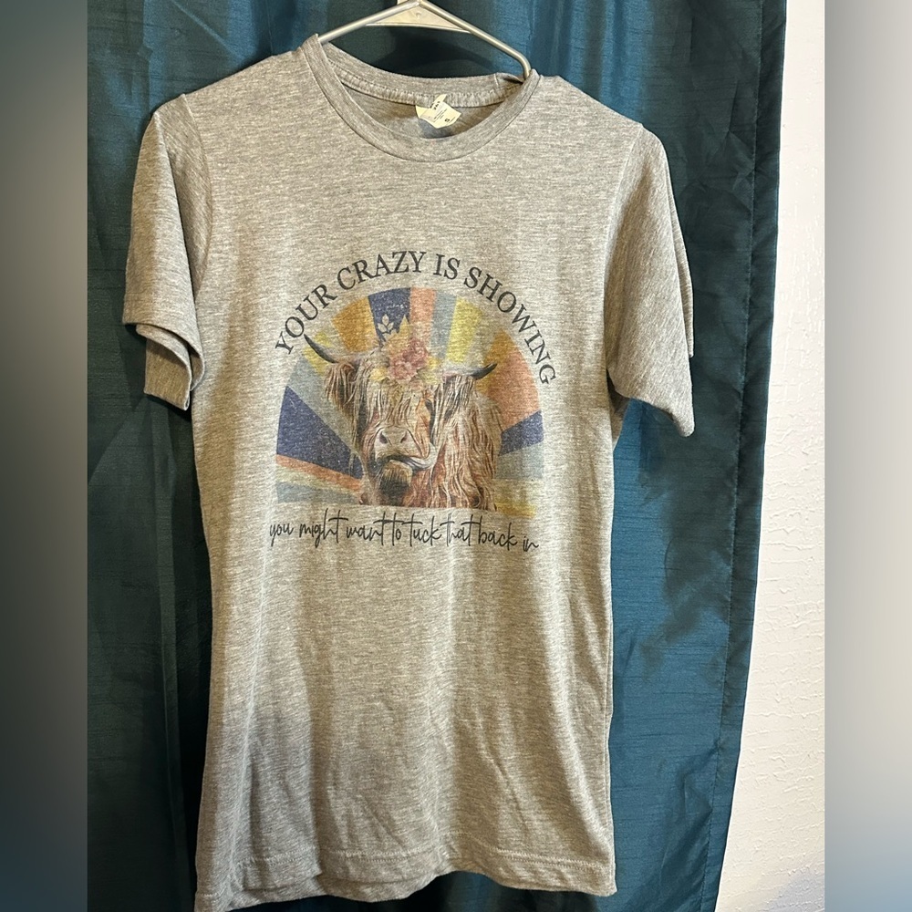 Tultex Women’s Cream Heather Graphic T-Shirt